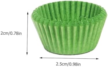 Zerodeko 2000Pcs Green Strawberry Baking Cups Cake Holders High Temperature Resistant Paper Liners for Parties Weddings Birthdays and Home Kitchens