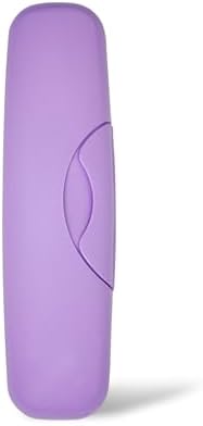 RADIUS Toothbrush Travel Case for Big Brush/Original/Scuba Brushes, BPA-Free Recycled Plastic, Portable for Bathroom, School, Home, Camping - Lavender (ONLY fits the Big Brush/Original/Flex/SCUBA)