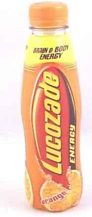 Lucozade Orange Flavored Energy Drink - 24pk x 380ml -Fast
