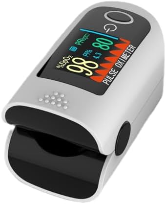 X1805P Fingertip Pulse Oximeter Blood Oxygen (O2) Saturation Monitor Pulse Ox w/Plethysmograph and Perfusion Index (PI) For Sports or Aviation Use