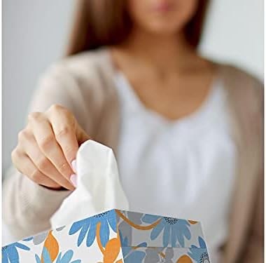 White Facial Tissue, 2-Ply, White, Pop-Up Box, 100 Sheets/Box