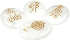 Jet Usui Reiki Healing Set Chakra Balancing Meditation Gemstone Spiritual Energized Positive (Crystal)