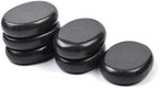 6Pcs Hot Massage Stones Set Natural Basalt Heated Warmer Stone for Spa Massage 2.36 x 3.14in (6x8cm) 2