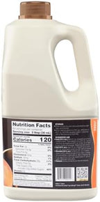 Tea Zone J1065 64 fl. oz Peach Syrup for Tea, Beverages, Sweets, Ice Cream, Cocktails Blending