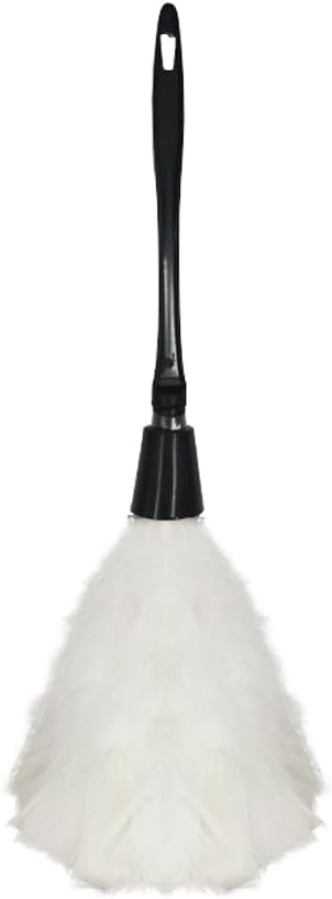 Feather Duster French Maid Accessories - Soft White Cleaning Feather Dust Prop