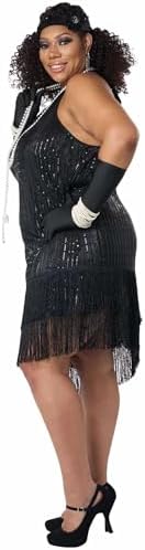 California Costumes, Fabulous Flapper, Women's Plus Size 1X