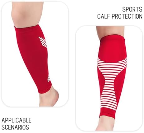 1 Pair Sports Calf Support Calf Compression Sleeves for Men & Women