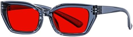 Eyekepper Women Blue Light Blocking Glasses Metalless Screwless Spring Hinges for Computer Gaming