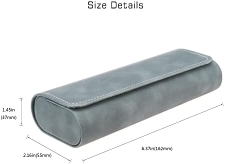 Compression-Resistant Unisex Portable Leather Glasses Case Hard Shell, Protective Case For Glasses Sunglasses