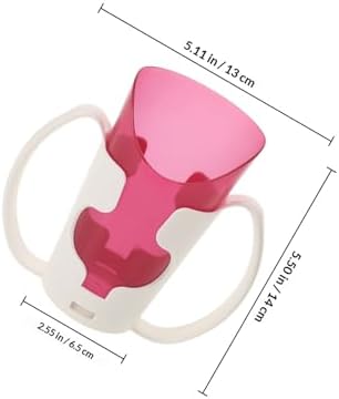Choking-proof Bedridden Drinking Cup with Handles Anti-spill Elderly Feeding Cup for Disabled Patients for Liquid Intake