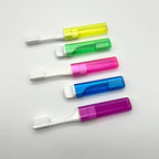 Travel Toothbrush 72 Count-Convenient Bulk On-The-Go Dental Care - Includes 72 Individually Packaged Orthodontic Toothbrushes
