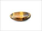 Jet Tiger Eye Worry Stone Irish Carved India Handcrafted Crystal Free Pouch Booklet Palm Thumb Stress Relief 40 Page Jet International Crystal Therapy Booklet