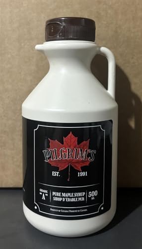 Pilgrim's Unblended, Small Batch, Single Source Canadian Maple Syrup, 500ml Bottle (1 Pint)