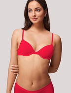Lift Up Underwire Bras for Women Small Breasted Padded T-Shirt Bras with Support 32AA-38A