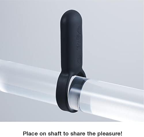 TENGA TSV-001 Smart Vibe Vibrating Ring, Stimulating Rechargeable Couple's Vibrator, Black