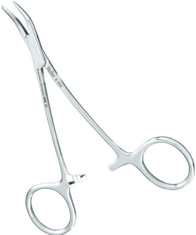 Miltex Instrument 6-350 PEET Splinter Forceps 4.75" Double Curve