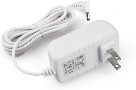 6V AC Adapter for Omron Blood Pressure Monitor Hem-ADPTW5, 5, 7,10 Series, BP5250 BP5450, Replacement Power Cord Supply, White