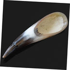 Beavorty Horn Scraping Tube guasha Tray Facial Massager Stick ox Horn guasha Tool face Massaging Rod Tissue Mobilization Buffalo Horn Scraping Board Skin Lymph Scraping Tablets Horns