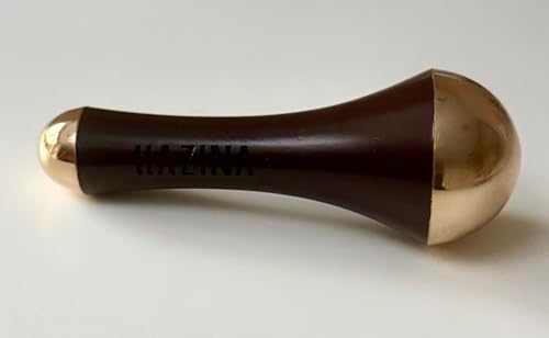 Hazina Kansa Wand, Ayurvedic Facial Massage Tool, Copper-Tin Alloy, for Skincare, Circulation, Lymphatic Drainage