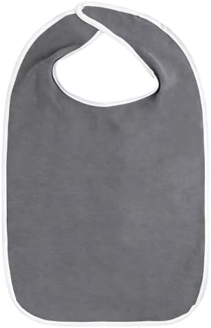 29.5"x17.7"Adult Bibs for Seniors, Reusable Super Absorbent Clothing Protectors with Adjustable Closure