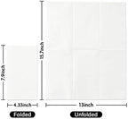 Vplus 400 Pack Premium Quality Guest Towels Disposable Dinner Napkins Soft, Absorbent, Party Napkins for Dinners or Catering Events，and Everyday Use (White, 400)