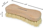 All-Natural Wooden Scrub Brush Set | Eco-Friendly Cleaning Brush Set with Tampico Bristles | Floor Scrub Brush & Shower Scrubber for Bathroom, Tub, Kitchen & Carpet | Sustainable Set – Pack of 2