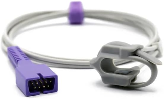 Compatible Nellcor Reusable Electronic Sensor Neonate Silicone Wrap 3.2 ft 9 Pins Connector