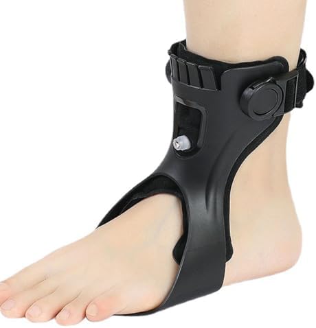 Drop Foot Brace, Foot Drop Stabilizer Brace, Adjustable Ankle Foot Orthosis Support With Inflatable Air-bags, Lightweight Ankle Brace Stabilizer For Shoes Compatibility