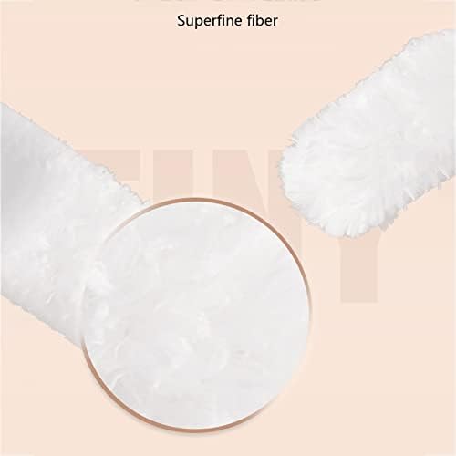 Feather Duster with 3pcs Replacement Head,Microfibre Hand Dusters Disposable,for Cleaning Cars,Keyboard,Furniture (Color : C)