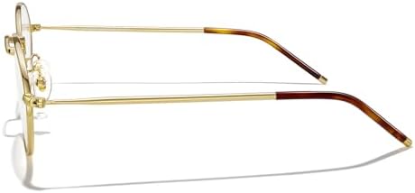 MERRY'S Unisex Reading Glasses Retro Oval Frame Fashionable Blue Light Blocking Reading Glasses