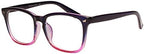 Bestum Plain Glasses Frame for Women Men non prescription Plastic full Frame Clear Lens