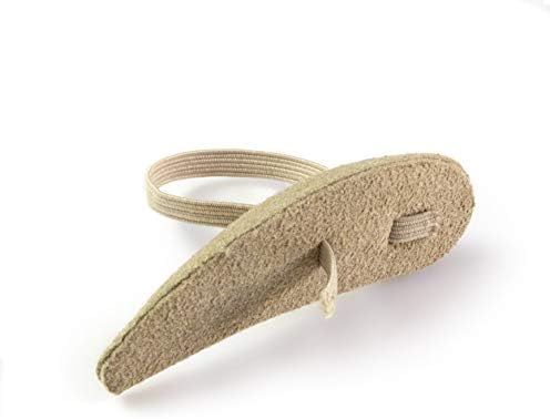 Steins Hammer Toe Crest Cushion and Buttress Pad Reduces Pressure from Calluses and Hammer Toes, Large Right, Beige, 3 Count