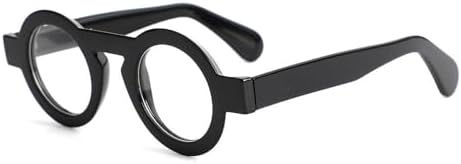 Round Reading Glasses for Women Men, Retro Circular Frame Blue Light Blocking Eyeglasses Reader, Computer Eyewear