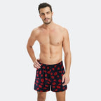 Mens Boxers Premium 100% Cotton Soft Loose Pajama Plaid Sleep Shorts Male Short Leg Funny Boxers Small Medium Large