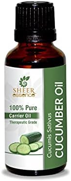 Cucumber Oil -(Cucumis Sativus)- Carrier Oil 100% Pure Natural Undiluted Uncut Therapeutic Grade Oil 16.90 Fl.OZ