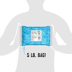 Blue Raspberry Sour Gummies – Bulk 5 LB Bag, Kid-Shaped Chewy Candy for Parties, Buffets, Halloween & Snacking