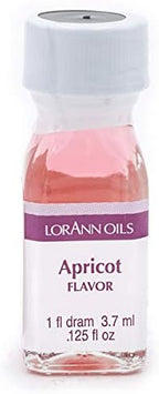 LorAnn Oils Super Strength Flavoring - Used For Candy Making, Flavoring, Baking, Hard Candy, & Flavor Oils - Bold, Natural Flavors 4X Stronger Than Extracts - Apricot, Pack of 2, 0.125 fl oz