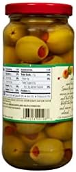 Mezzetta Pimiento Stuffed Spanish Queen Green Olives - Garnish for Martinis - Super Colossal Fruits - Firm Texture, Slightly Salty Flavor - Ideal for Snacks & Cheese Platters - 10 Oz Jar - Pack of 6
