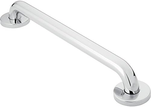 Moen R8742PS Bathroom Safety 42-Inch Stainless Steel Bathroom Grab Bar with Textured Grip, Stainless