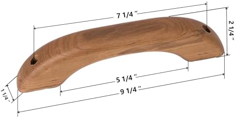 Teak Wood Handle Grab Handrail for Boat and RV