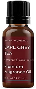 Mystic Moments | Earl Grey Tea Fragrance Oil 10ml | Bergamot Citrus Aroma | Fresh, Uplifting Scent for Candles, Soap & Home Fragrance
