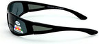 Mens Polarized fly fishing sunglasses with magnification bifocal lens readers