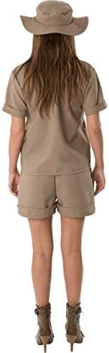 Orion Costumes Women's Khaki Safari Zoo Keeper Animal Explorer Fancy Dress Costume
