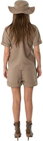 Orion Costumes Women's Khaki Safari Zoo Keeper Animal Explorer Fancy Dress Costume