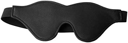 Strict Leather Black Fleece Lined Blindfold