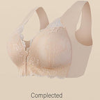 Seamless Bras for Women Front Closure No Underwire Bras Lace Breathable Push Up Bralette Convenient Comfort Bra