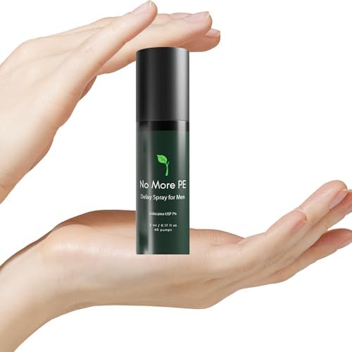 Desensitizing Delay Spray for Men 5 ml (40 Pumps), Unscented Climax Control Delay Spray with Improved Numbing Effect, Increases Men’s Time in Bed