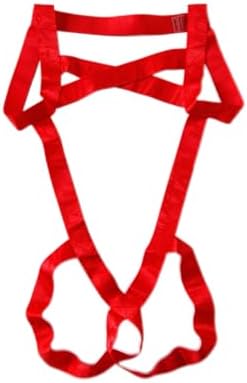 JOCKMAIL Men's Harness Jockstrap Leotard Seamless Sexy Underwear Bodysuit One-Piece Jumpsuit Suspender Jockstrap