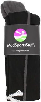 MadSportsStuff Pirate Skull and Crossbones (Jolly Roger) Over the Calf Baseball Socks