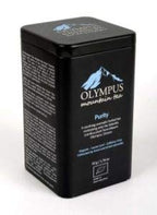Organic Greek Mountain Tea, Purity - OLYMPUS Mountain Herbs. 100% Organic Greek Mountain Tea (Sideritis Scardica). Metal Tin Box 50 g. / 1.76 oz